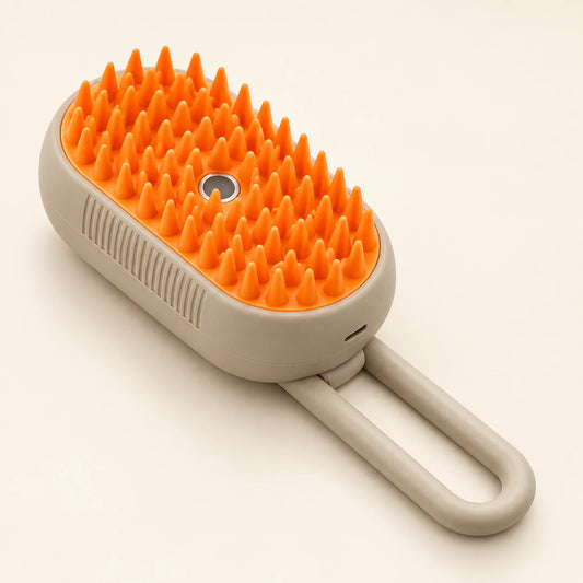 CLICK&GRAB Steam Mist Grooming Brush